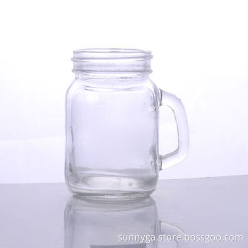 Large Capacity Transparent Beer Glass with Decal Printing